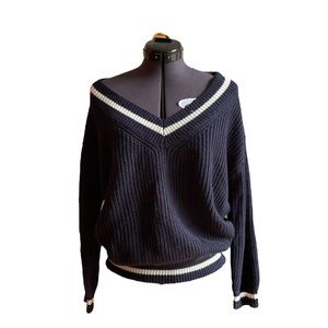 Navy sweater